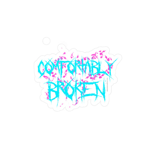 Broken Vinyl Sticker