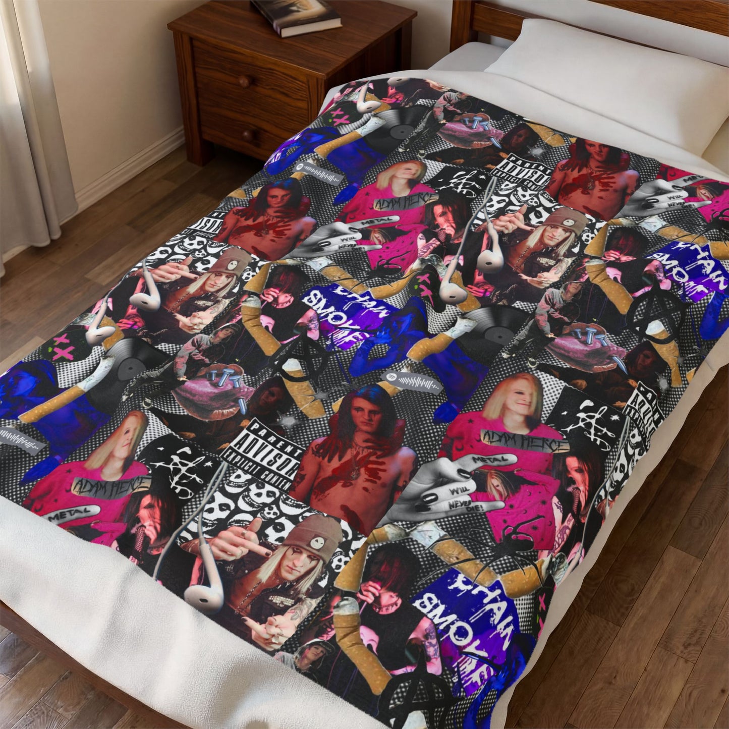Adam Pierce Plush Blanket