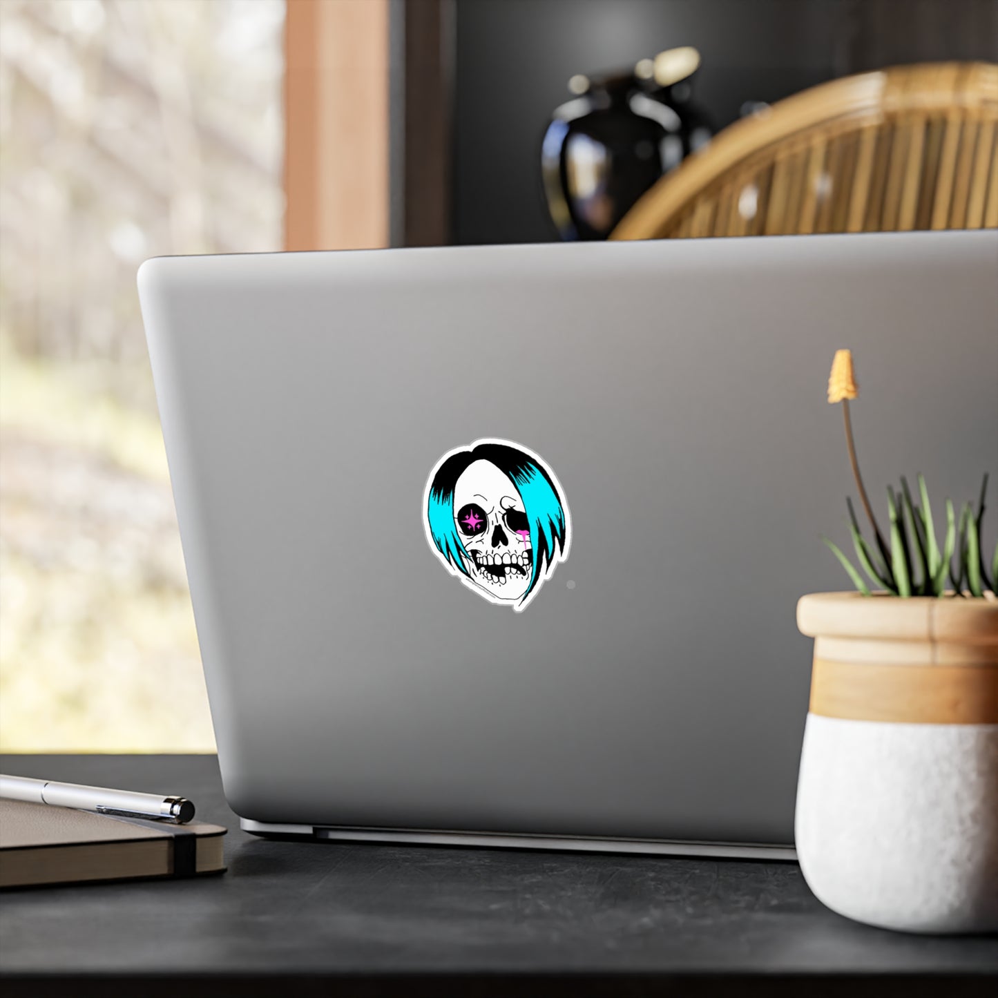 Skull Vinyl Sticker